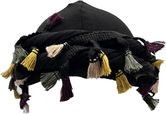 Turban for Men Adjustable Halo Silk Satin Lined Cap for Women Durag Twist Head W