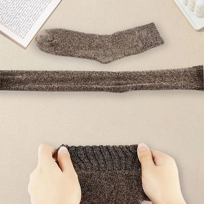 3/5 Pairs of Thick Woolen Socks for Men, Autumn and Winter Stockings, Towels to Keep Winter Warm, Crew Socks, Christmas Gift